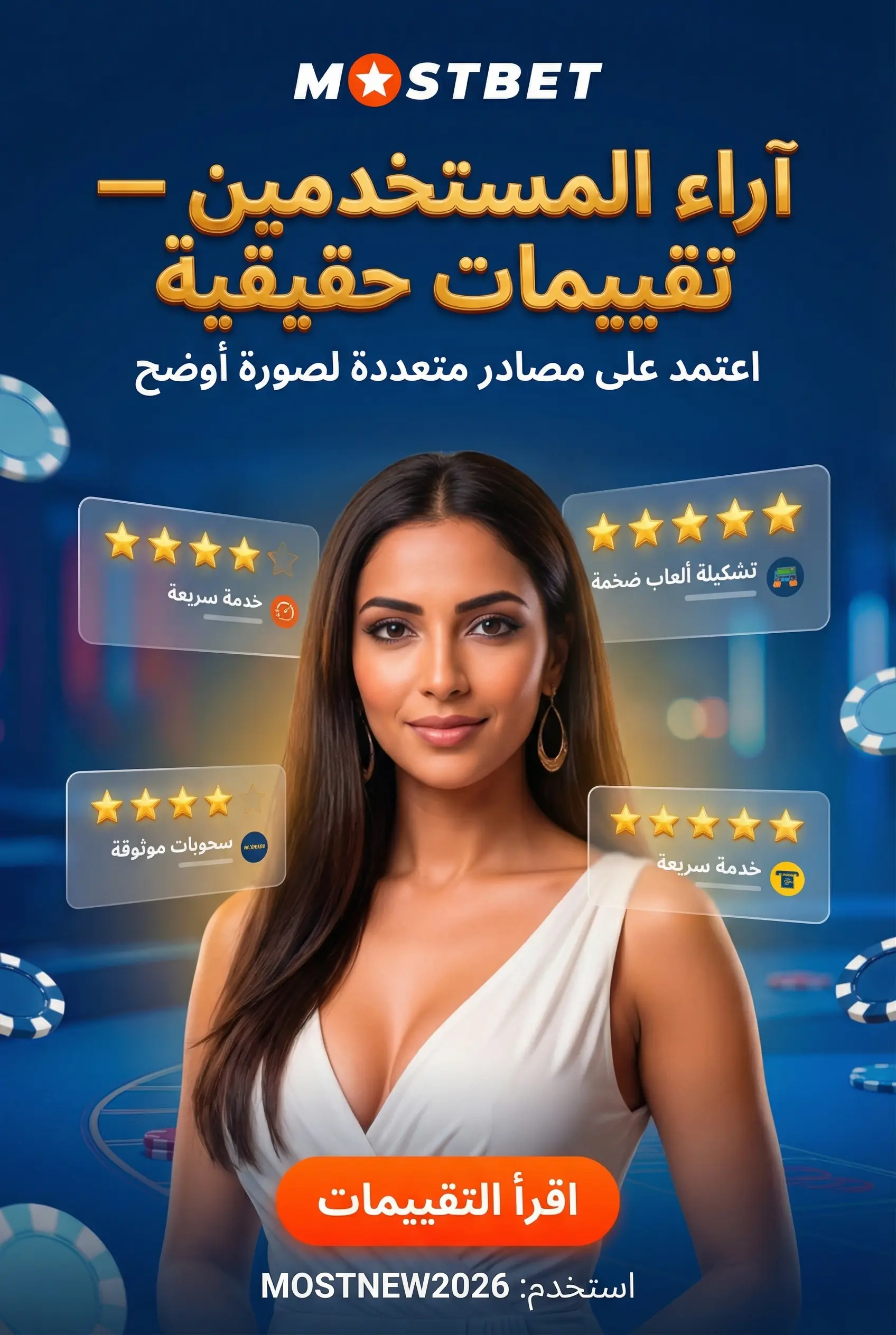 آراء المستخدمين عن Mostbet